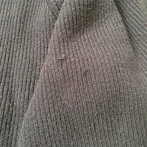 🌿Free People Womens Oversized Ribbed Chunky Black Button Cardigan Sweater M - Picture 8 of 12